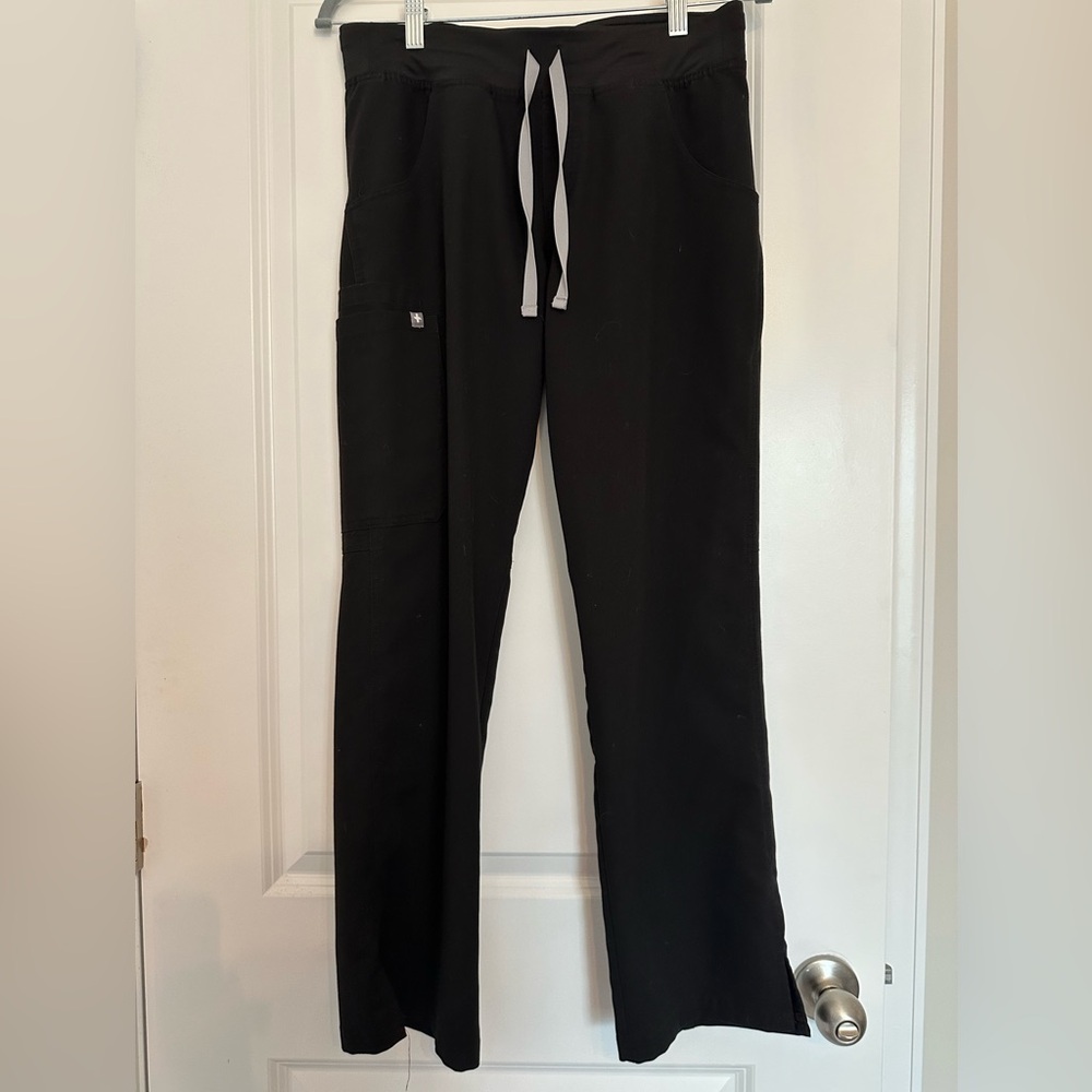 Figs scrub pants, black, size small